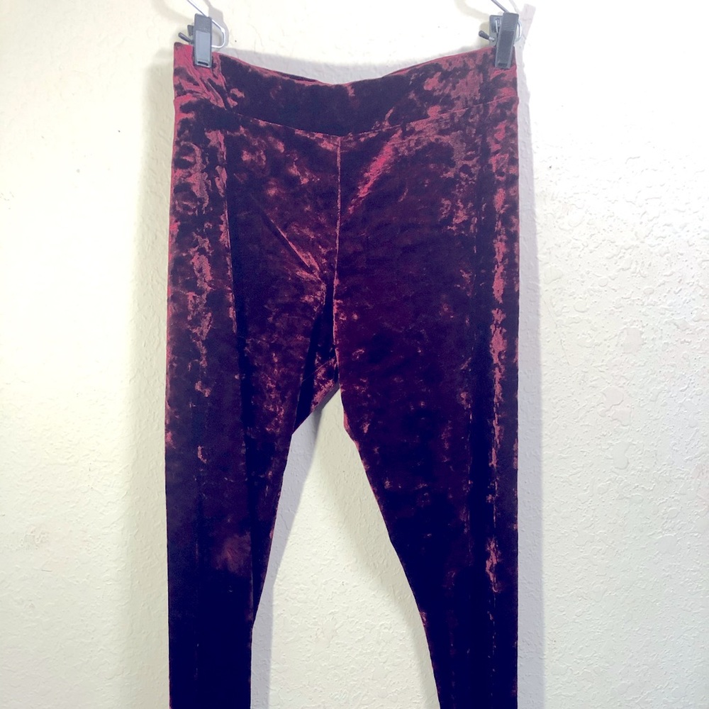 TopShop Crushed Velvet Leggings